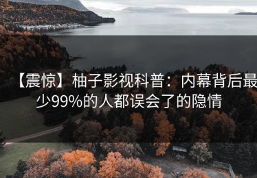 【震惊】柚子影视科普：内幕背后最少99%的人都误会了的隐情