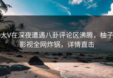 大V在深夜遭遇八卦评论区沸腾，柚子影视全网炸锅，详情直击