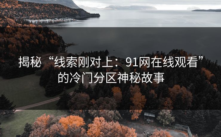 揭秘“线索刚对上：91网在线观看”的冷门分区神秘故事